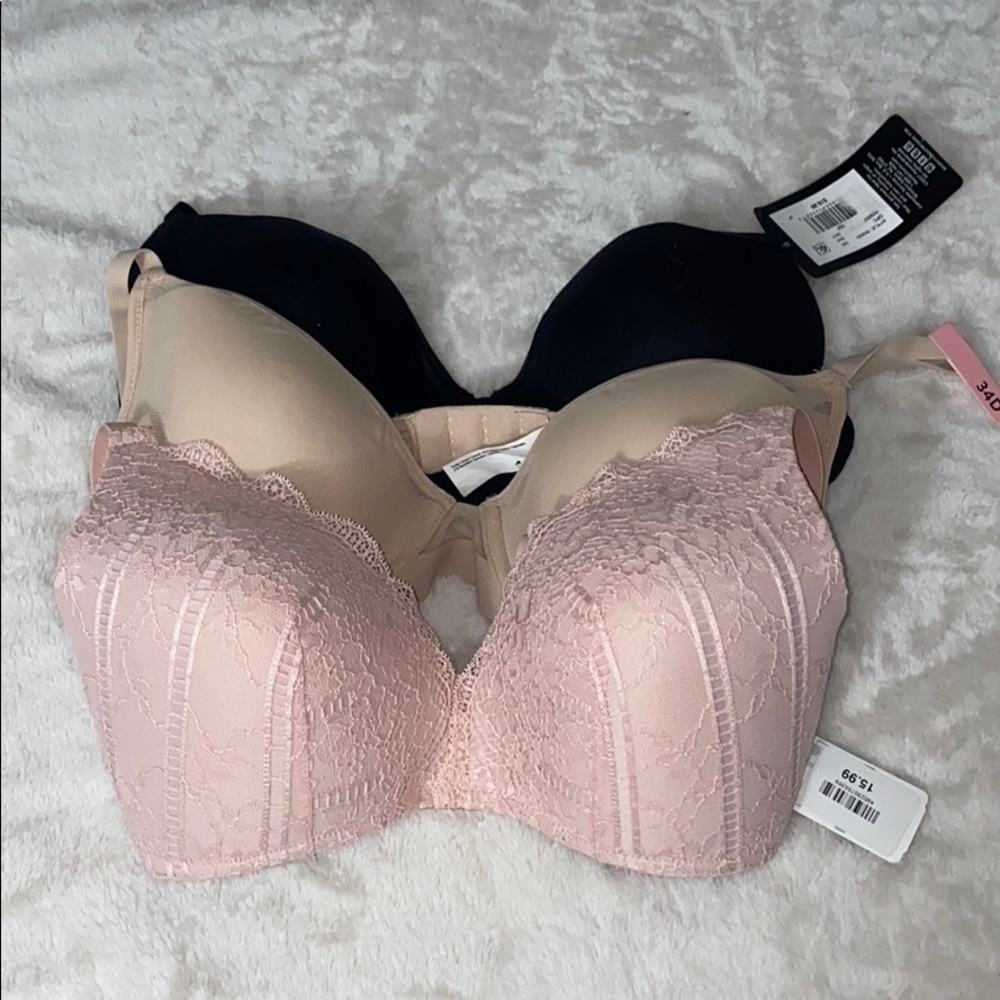 3 Bra Lot 34 D